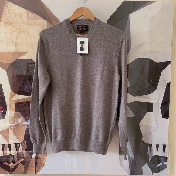 Black Brown 1826 Other - Black Brown men’s merino wool sweater v-neck small